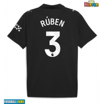 Manchester City Ruben Dias #3 Auswärtstrikot 2025-26 Kurzarm